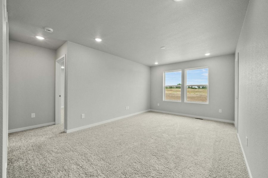 Representative unfurnished interior of a home built from the Balsam by View Homes in Aspen Ranch, Fountain (Image 13).