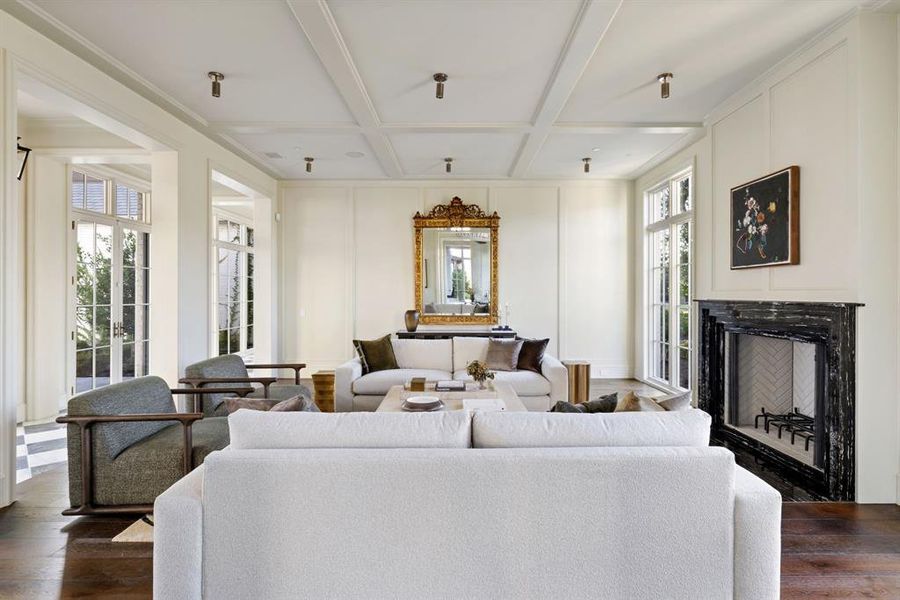 Furnished interior view inside a new home in , Dallas (Image 13).