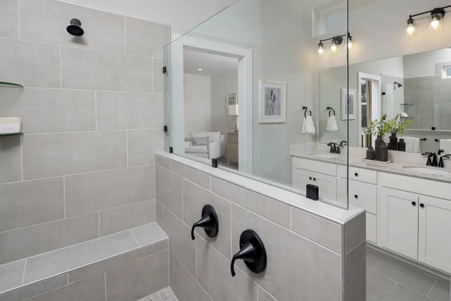 Representative furnished interior of a home built from the Clearwater by Mattamy Homes in Madison Park, Lillington (Image 9).