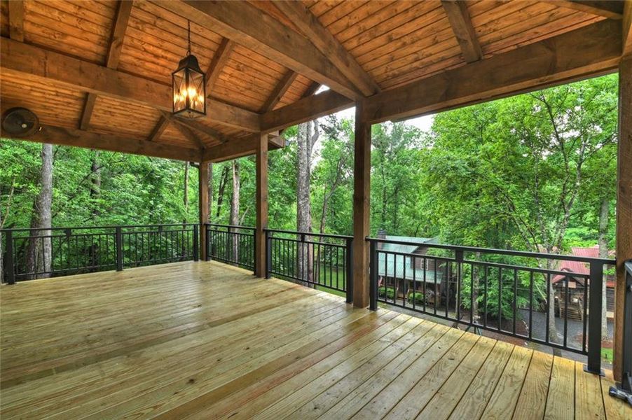 Exterior details and patio area of a home in , Ellijay (Image 2). Exterior details and patio area of a home in , Ellijay (Image 2).