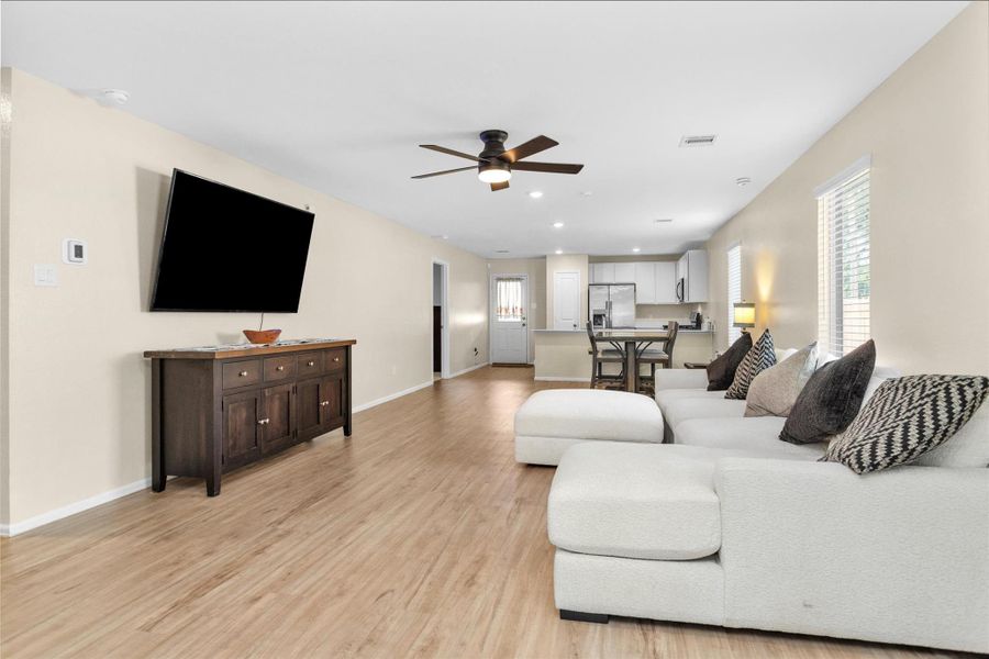 Furnished interior view inside a new home in , Sealy (Image 7). Furnished interior view inside a new home in , Sealy (Image 7).