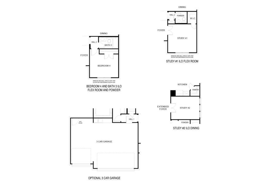 2D floor plan layout of this home in El Dorado, Granbury, TX (Image 5).
