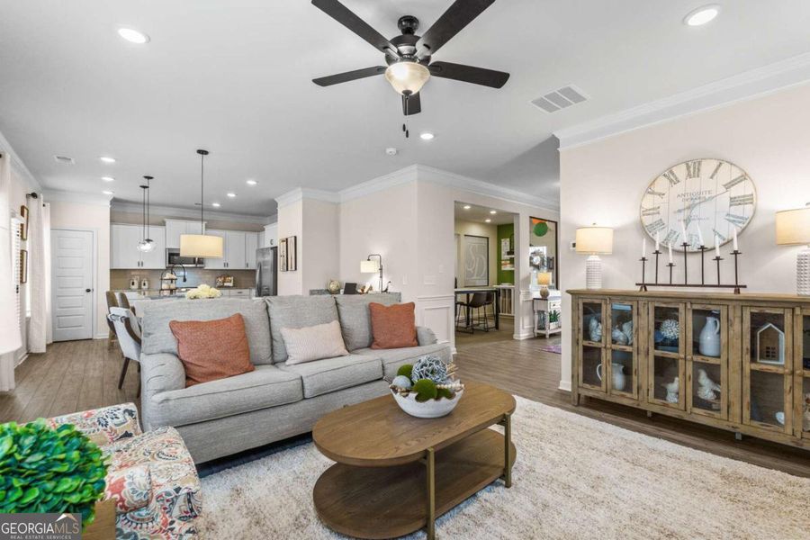 Furnished interior view inside a new home in Trellis Park, Hampton (Image 14).