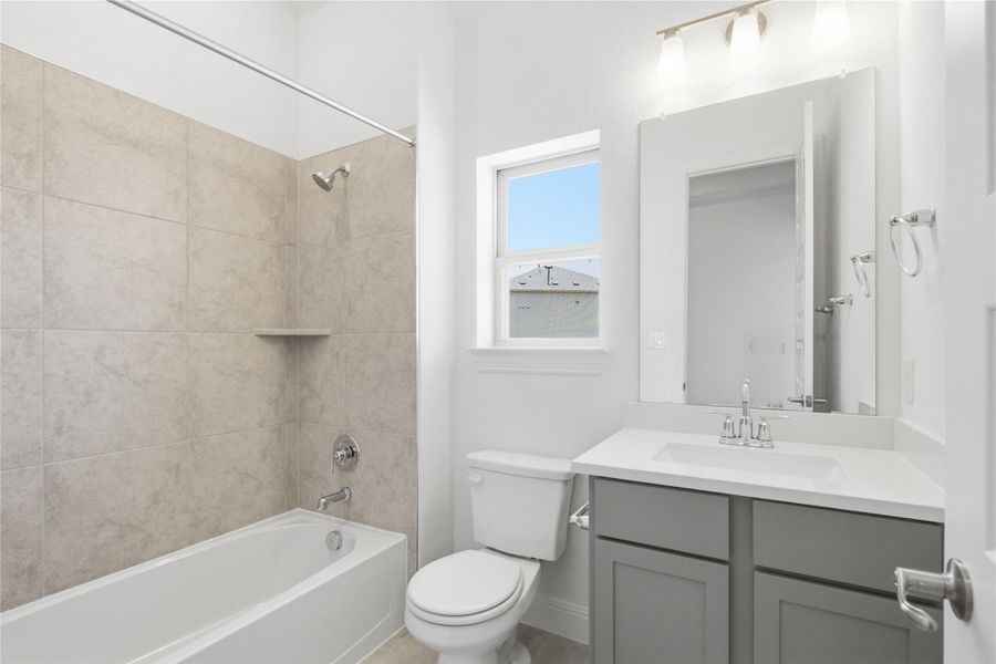 Furnished interior view inside a new home in Preserve at Lakeside Meadows, Pflugerville (Image 11).