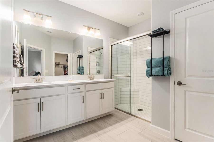 Furnished interior view inside a new home in Angeline Active Adult: Active Adult Manors, Land O' Lakes (Image 18).