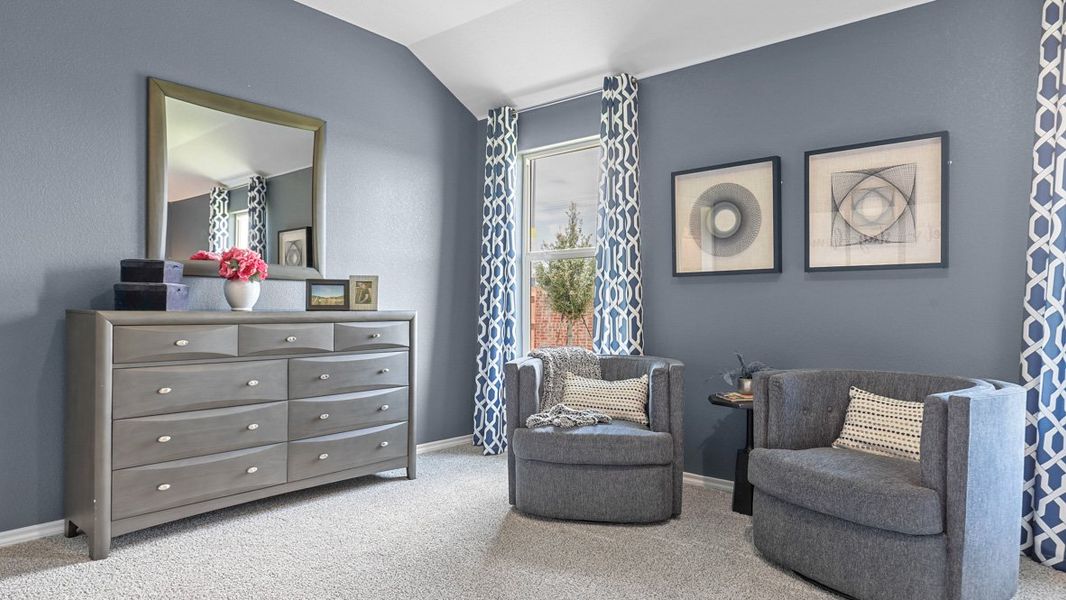 Furnished interior view inside a new home in Rosewood at Beltmill, Fort Worth (Image 28). Furnished interior view inside a new home in Rosewood at Beltmill, Fort Worth (Image 28).