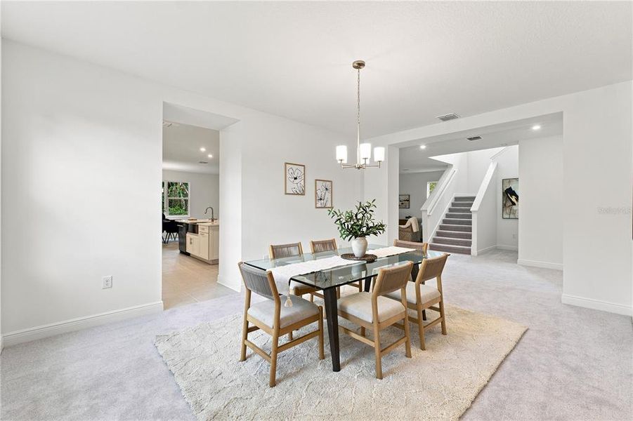 Furnished interior view inside a new home in , Tampa (Image 21).