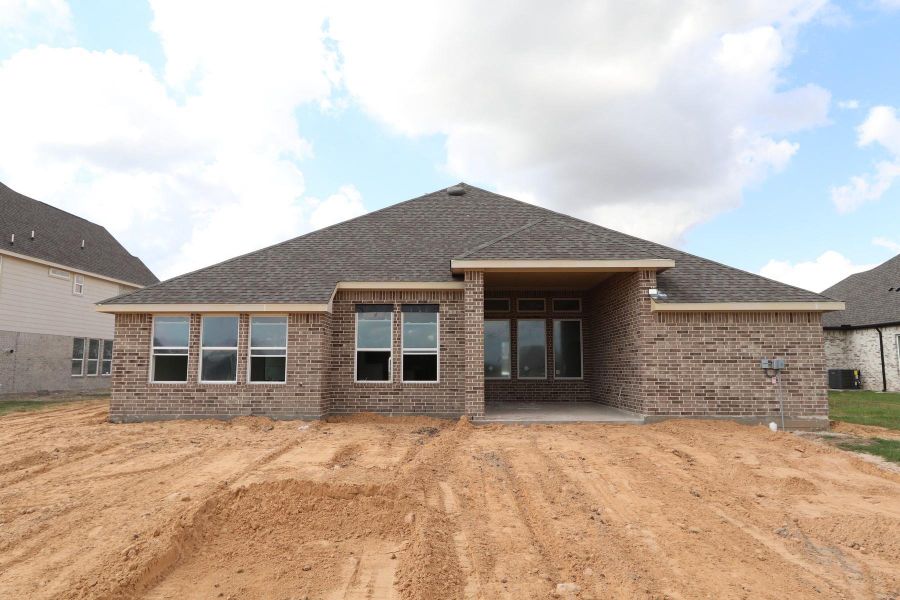 Backyard with covered patio - Still under construction!