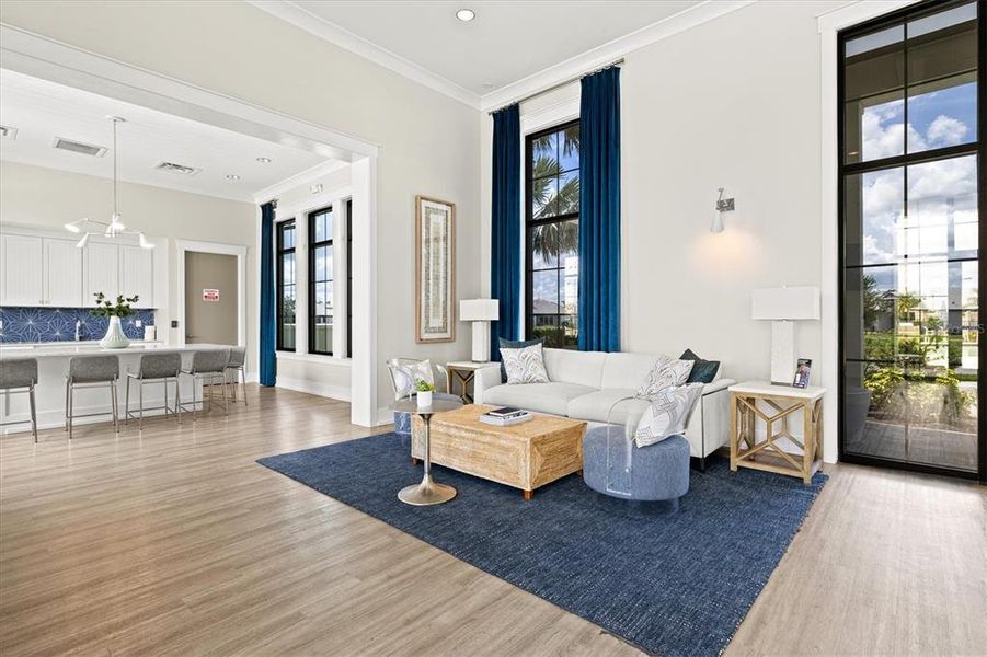Furnished interior view inside a new home in , Bradenton (Image 62).