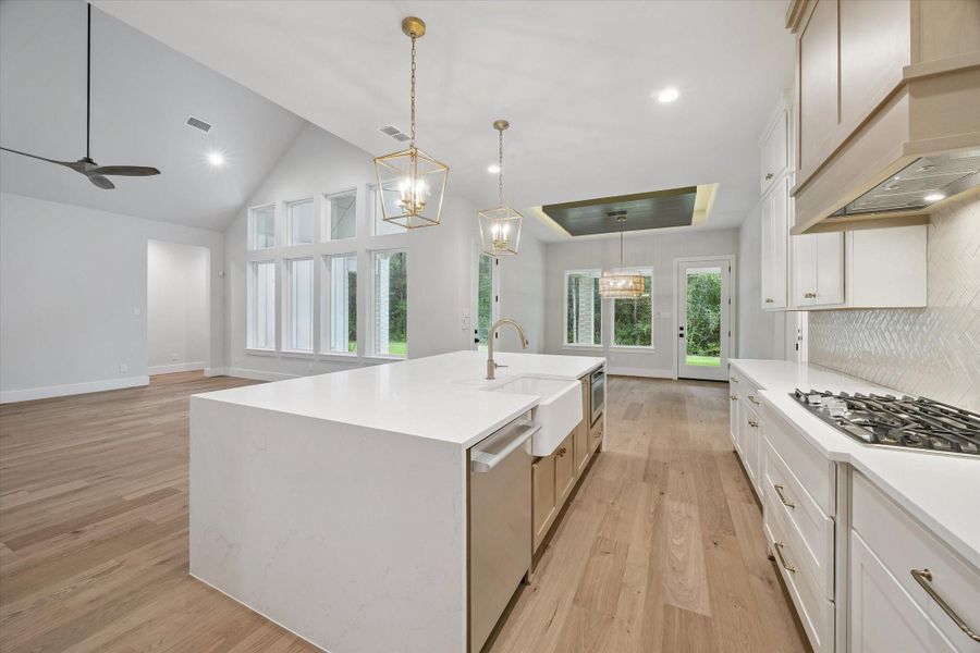 Furnished interior view inside a new home in Republic Grand Ranch, Willis (Image 7).