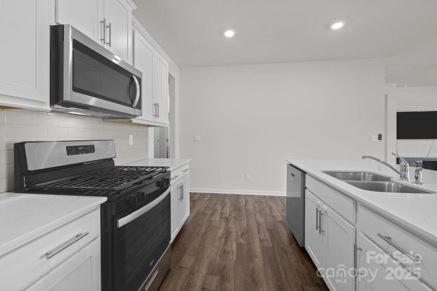 Furnished interior view inside a new home in Secrest Commons, Monroe (Image 14).