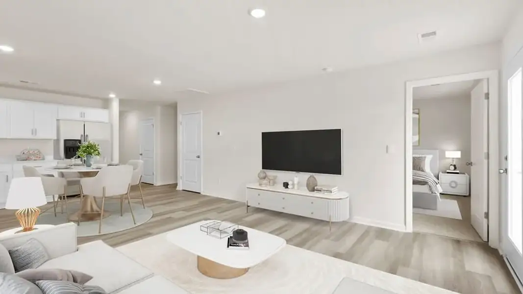 Furnished interior view inside a new home in Village Grove, Greenville (Image 14).