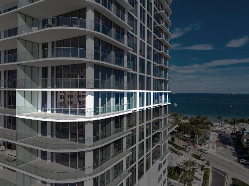 Condo located in Fort Lauderdale, FL showcasing its design and architecture (Image 3).