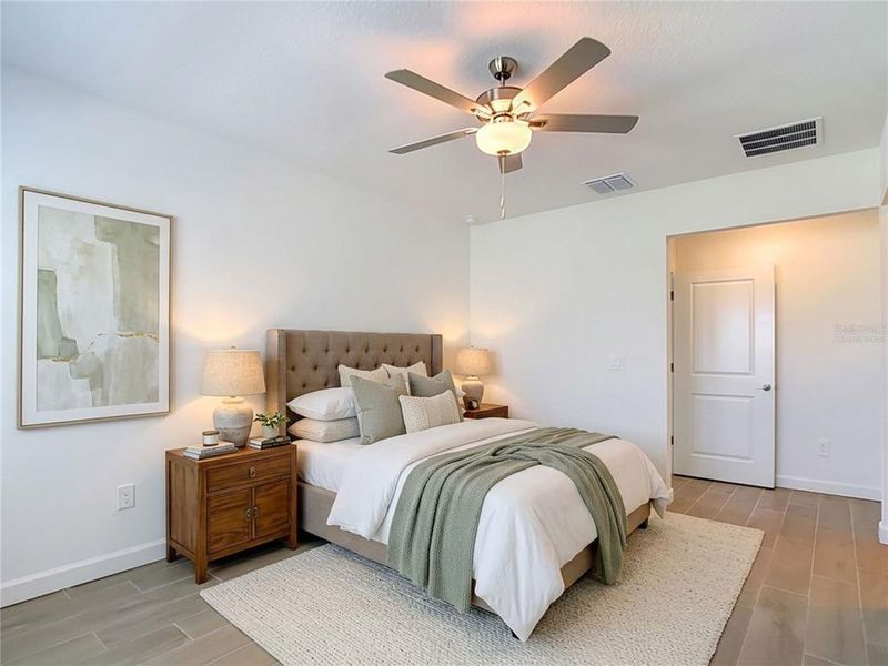 Furnished interior view inside a new home in New Port Corners Active Adult, New Port Richey (Image 14). Furnished interior view inside a new home in New Port Corners Active Adult, New Port Richey (Image 14).