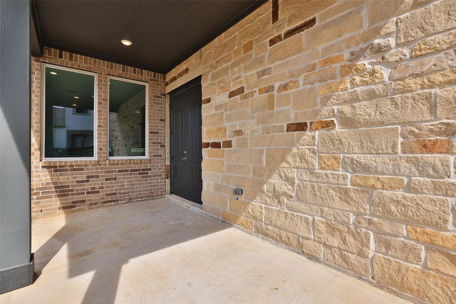 Exterior details and patio area of a home in Bridgeland Central, Cypress (Image 24). Exterior details and patio area of a home in Bridgeland Central, Cypress (Image 24).