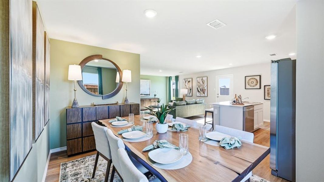 Furnished interior view inside a new home in Hickory Grove, Krum (Image 34).