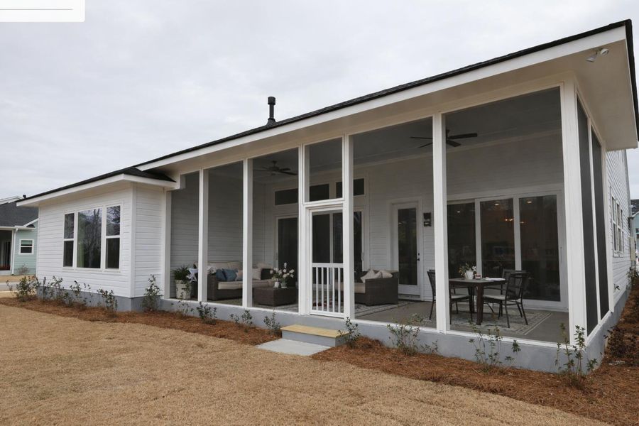 Exterior details and patio area of a home in , Mount Pleasant (Image 2). Exterior details and patio area of a home in , Mount Pleasant (Image 2).