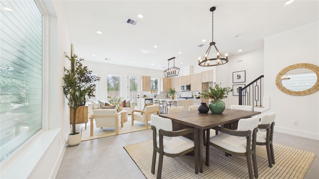 Furnished interior view inside a new home in Cebra Court, Houston (Image 10).