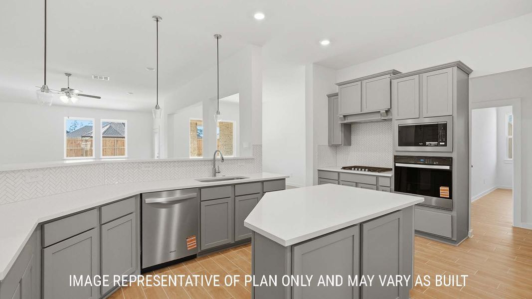 Furnished interior view inside a new home in The Woods, Lumberton (Image 3).