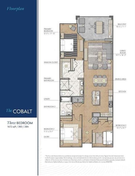 Explore the thoughtful layout of this three-bedroom, two-bathroom residence, featuring distinct living zones.