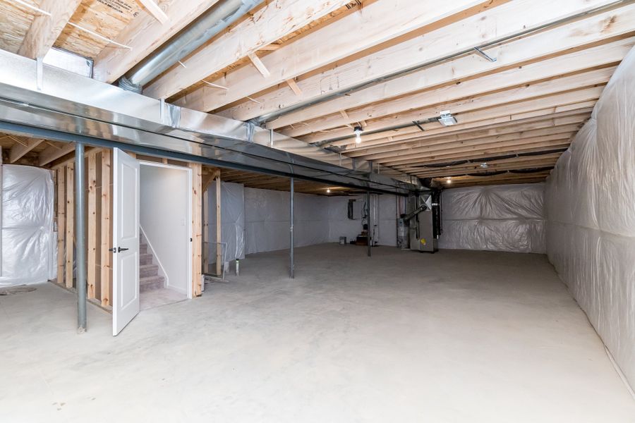 In-progress construction of a new home in Mystic Ridge, Whitmore Lake, MI (Image 68).
