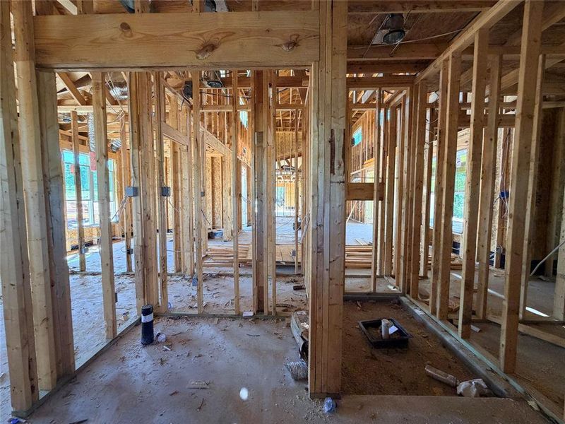 In-progress construction of a new home in Monarch Manor, Poolville, TX (Image 9).