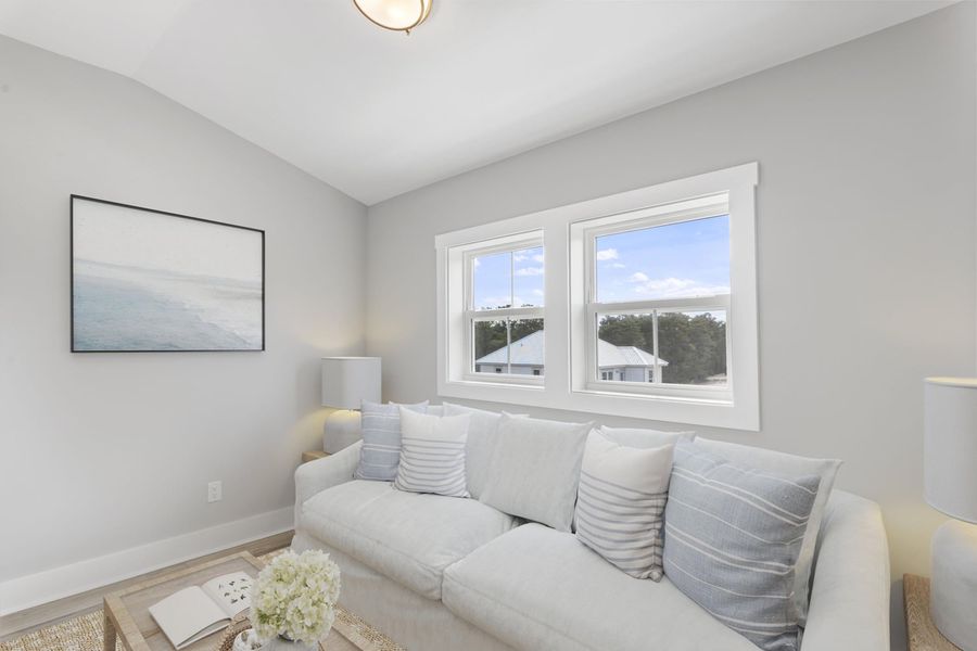 Representative furnished interior of a home built from the Marino by Brock Built in Nautilus Pointe, Inlet Beach (Image 14).