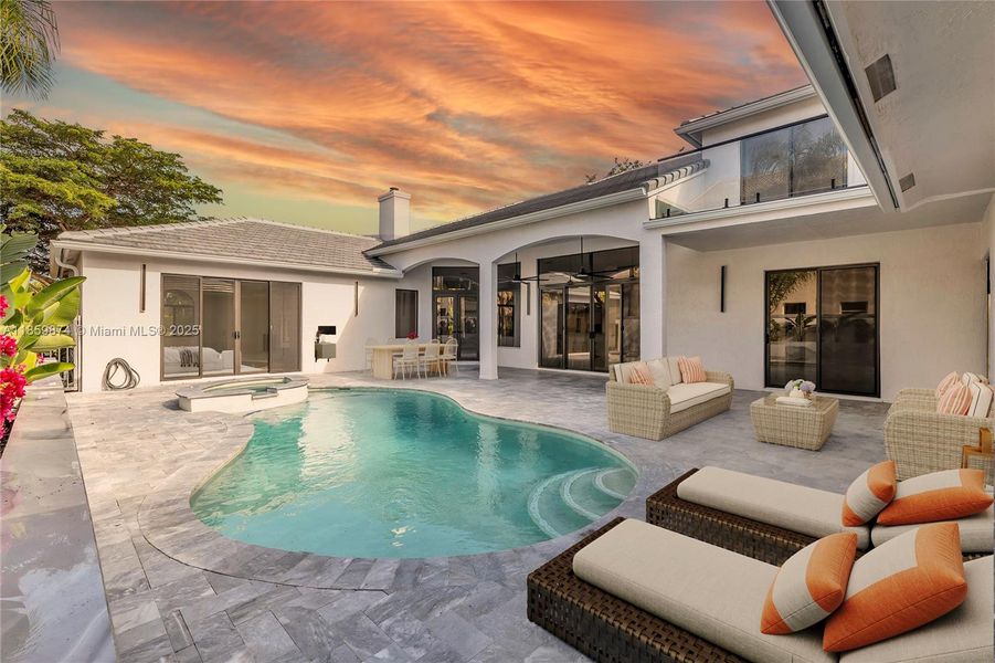 Front exterior of a new home in , Weston, FL, highlighting curb appeal (Image 22).