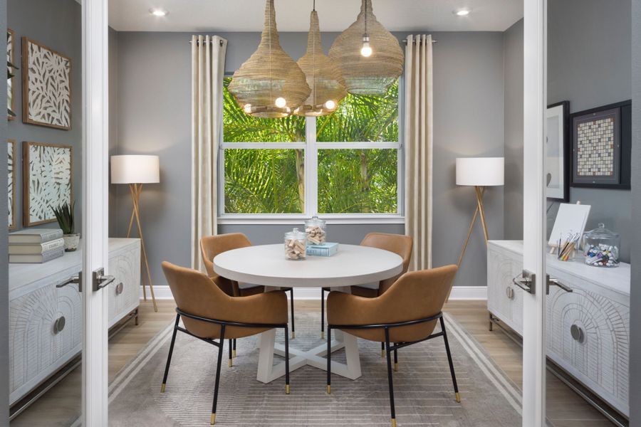 Furnished interior view inside a new home in Summerlit, Naples (Image 7).