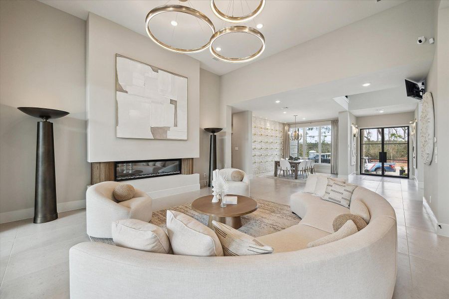Furnished interior view inside a new home in Audubon, Magnolia (Image 9).