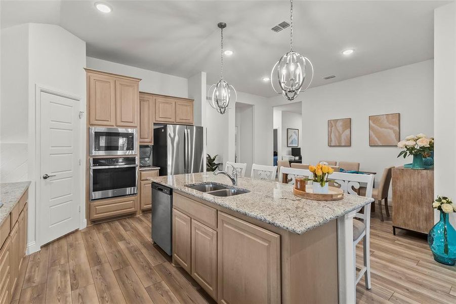 Furnished interior view inside a new home in , Melissa (Image 9).