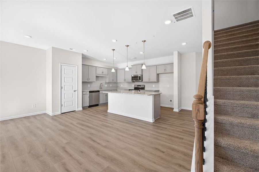 Furnished interior view inside a new home in Jameson Towns, Villa Rica (Image 9).