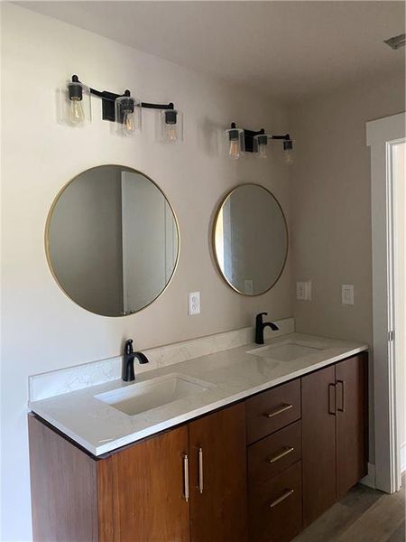 Furnished interior view inside a new home in , Flowery Branch (Image 22).