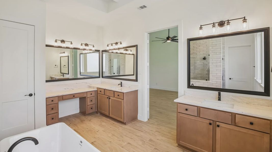 Furnished interior view inside a new home in Riceland 60',65',70', Mont Belvieu (Image 18).
