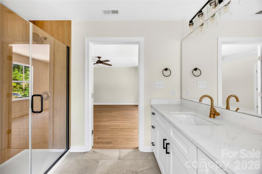 Furnished interior view inside a new home in , Charlotte (Image 8).