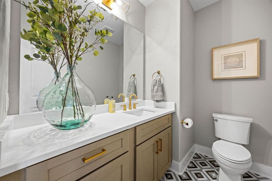 Furnished interior view inside a new home in , Cleburne (Image 14).