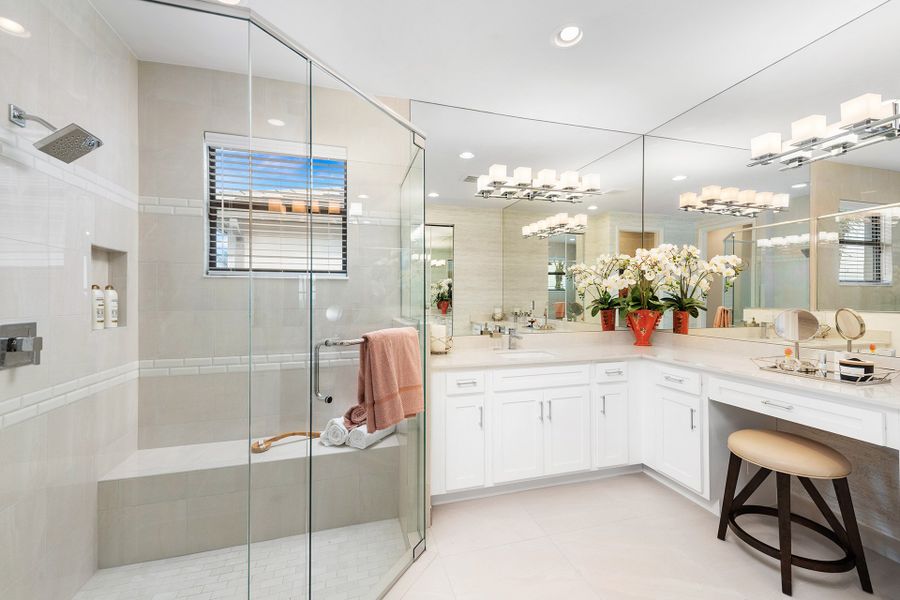 Representative furnished interior of a home built from the Bimini by GL Homes in Valencia Parc at Riverland, Port St. Lucie (Image 19).