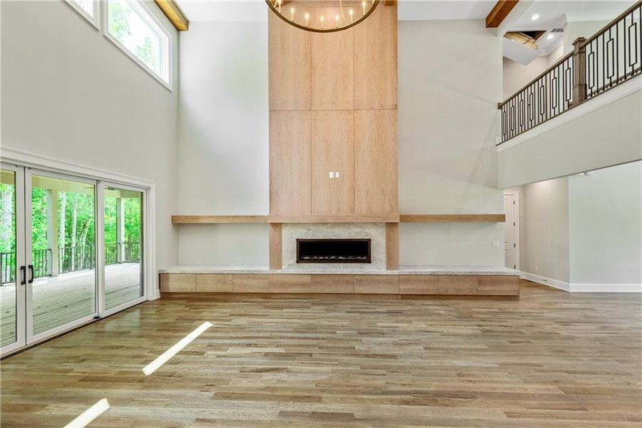 Furnished interior view inside a new home in , Newnan (Image 19).