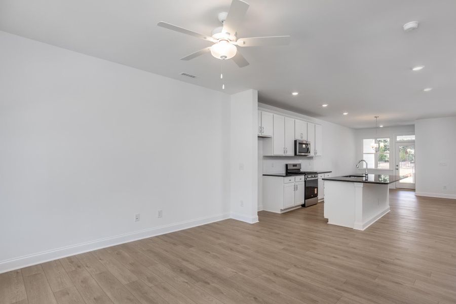Spacious, unfurnished interior of a new home in Enclave at Traditions Townhomes, Wake Forest (Image 12).