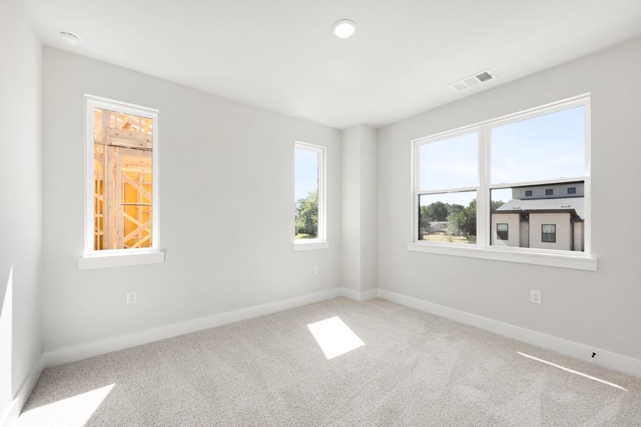 Spacious, unfurnished interior of a new home in Willow Grove Townhomes, Melissa (Image 42).