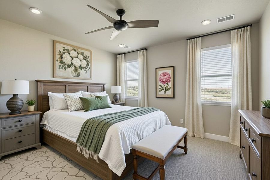 Furnished interior view inside a new home in Country Club Reserve – Fort Collins, Fort Collins (Image 7).