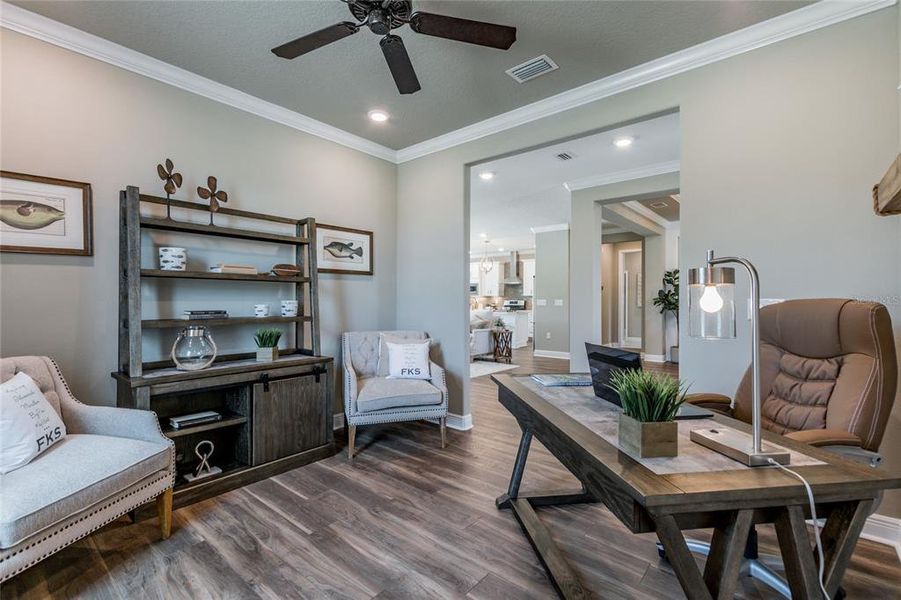 Furnished interior view inside a new home in , Tarpon Springs (Image 28).