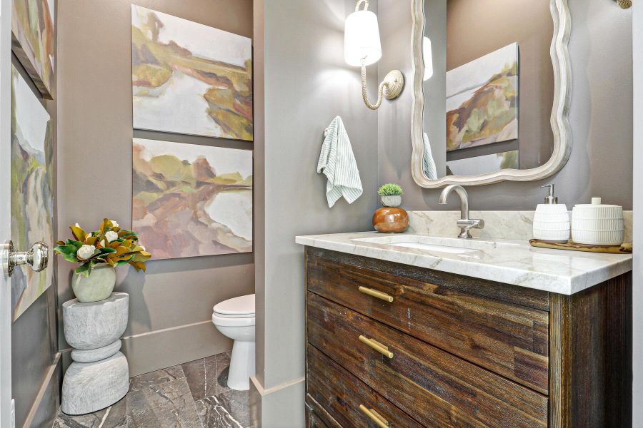 Furnished interior view inside a new home in , Bluffton (Image 11).