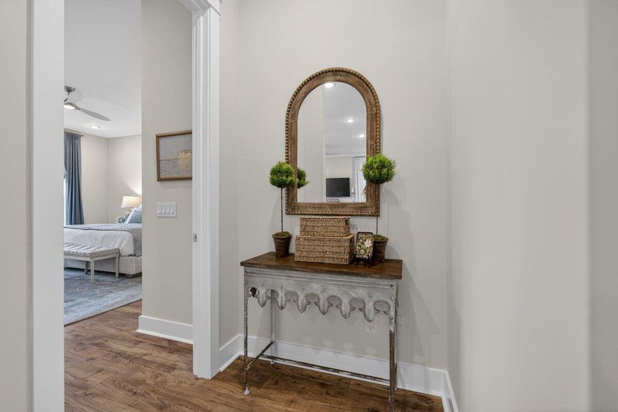 Furnished interior view inside a new home in K. Hovnanian's® Four Seasons at Lakes of Cane Bay, Summerville (Image 46).