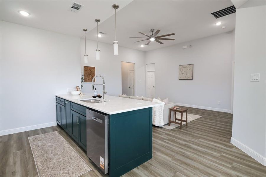 Furnished interior view inside a new home in , Weatherford (Image 13). Furnished interior view inside a new home in , Weatherford (Image 13).