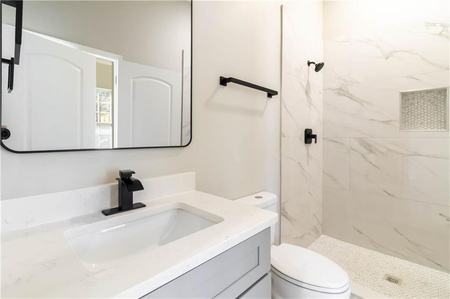 Furnished interior view inside a new home in , Atlanta (Image 12).