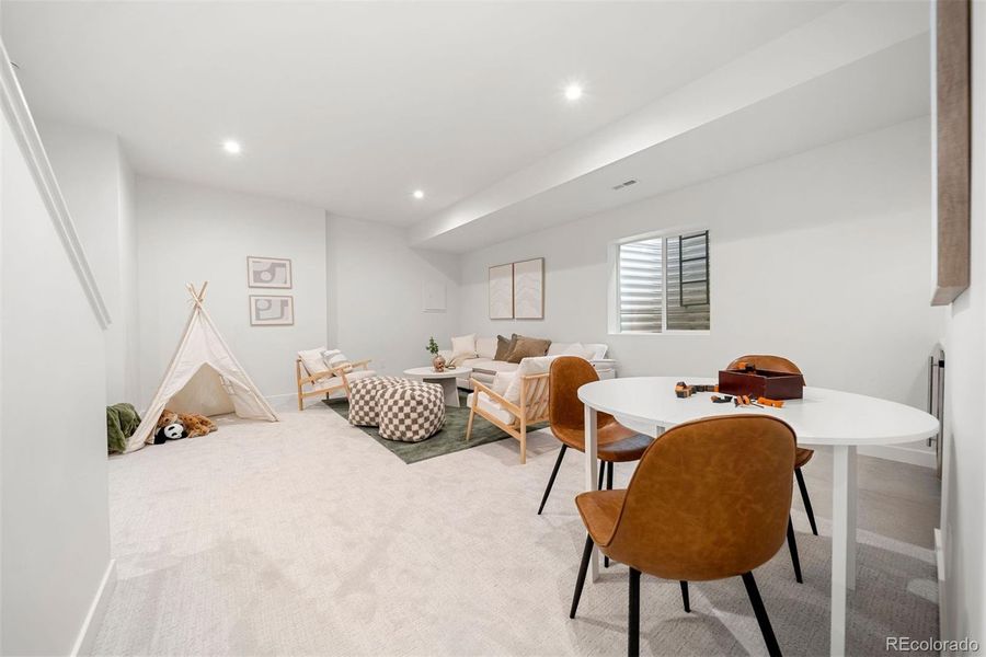 Furnished interior view inside a new home in , Denver (Image 32).