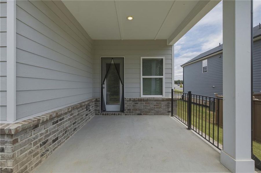 Exterior details and patio area of a home in Parkside at Grayson, Grayson (Image 19). Exterior details and patio area of a home in Parkside at Grayson, Grayson (Image 19).