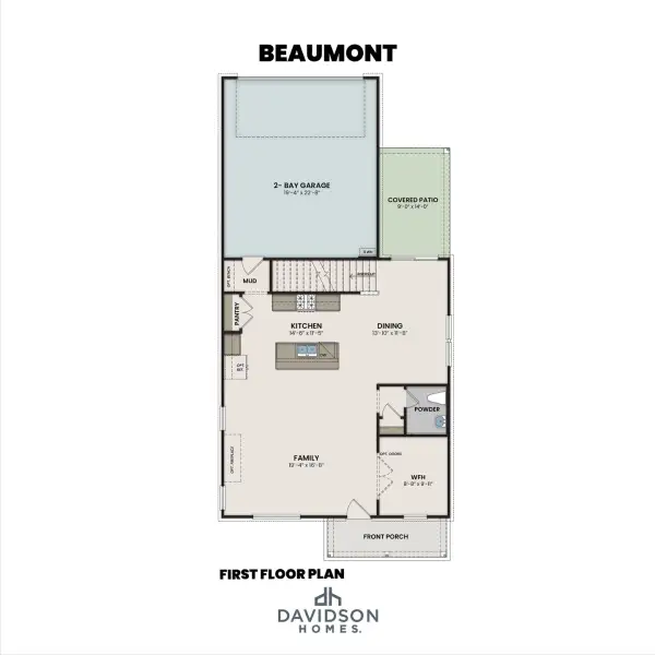 2D floor plan layout of this home in Bradshaw Farms, Mount Juliet, TN (Image 5).