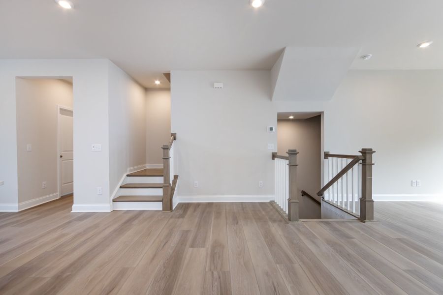 Spacious, unfurnished interior of a new home in Archer Row, Charlotte (Image 27). Spacious, unfurnished interior of a new home in Archer Row, Charlotte (Image 27).